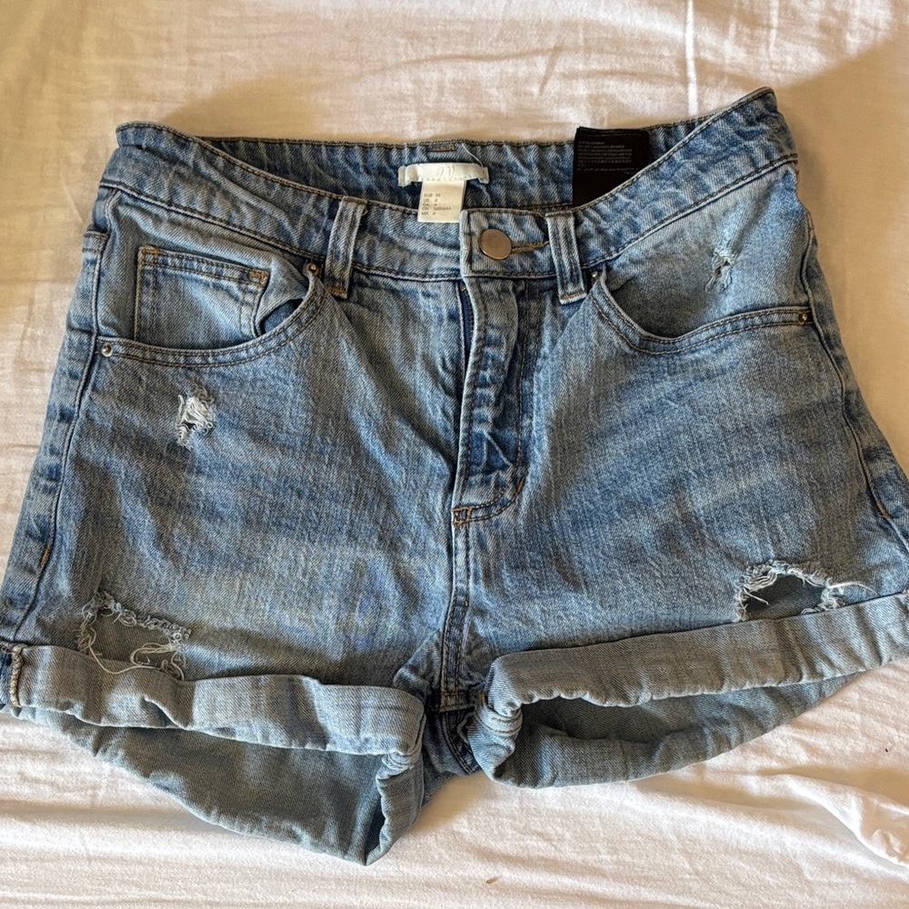 H&M Light Blue Jean Shorts